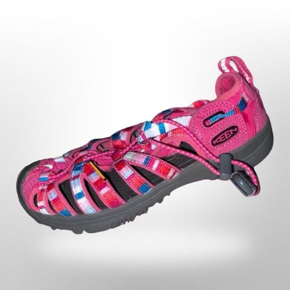 NWOB Big Kids Keen Whisper Raya Honeysuckle Waterproof Washable Sandals Size 2 - Picture 5 of 5